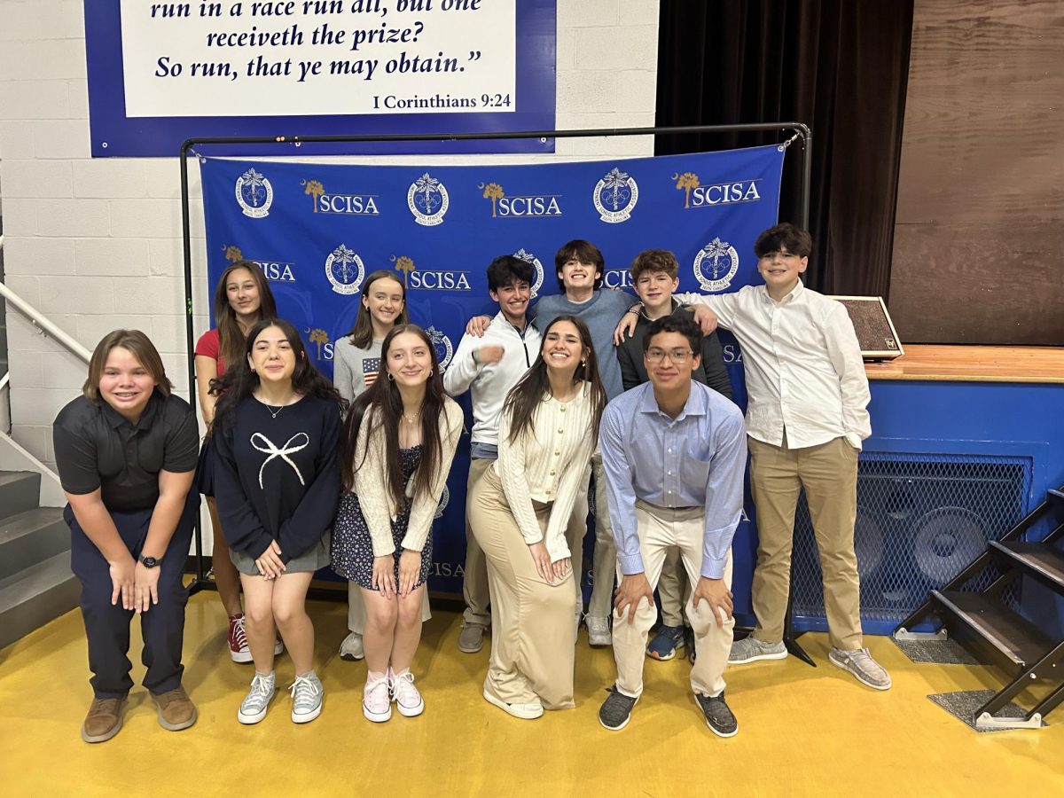 Cross' Upper School and Middle School 2025 Lit Meet competitors.