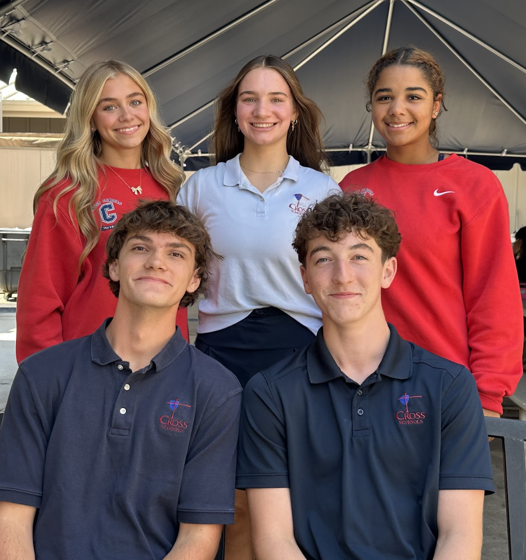 Pictured above, back row from left: Gracie Shultzman, Anna Reeves, Sydney Hollings. Front row from left: Wells Palmer, Logan Greene.