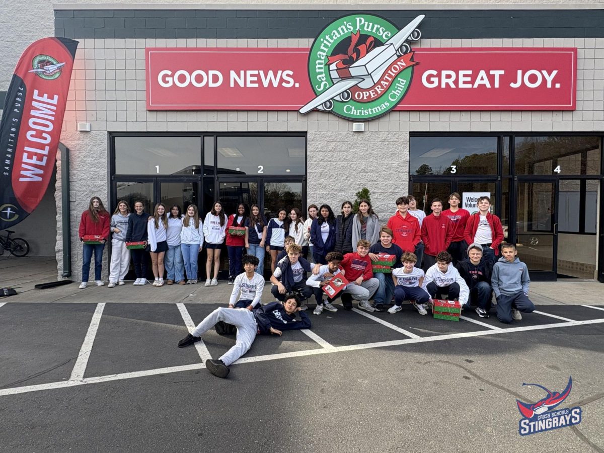 2025- eighth grade class at OCC packaging center in Charlotte, North Carolina. 